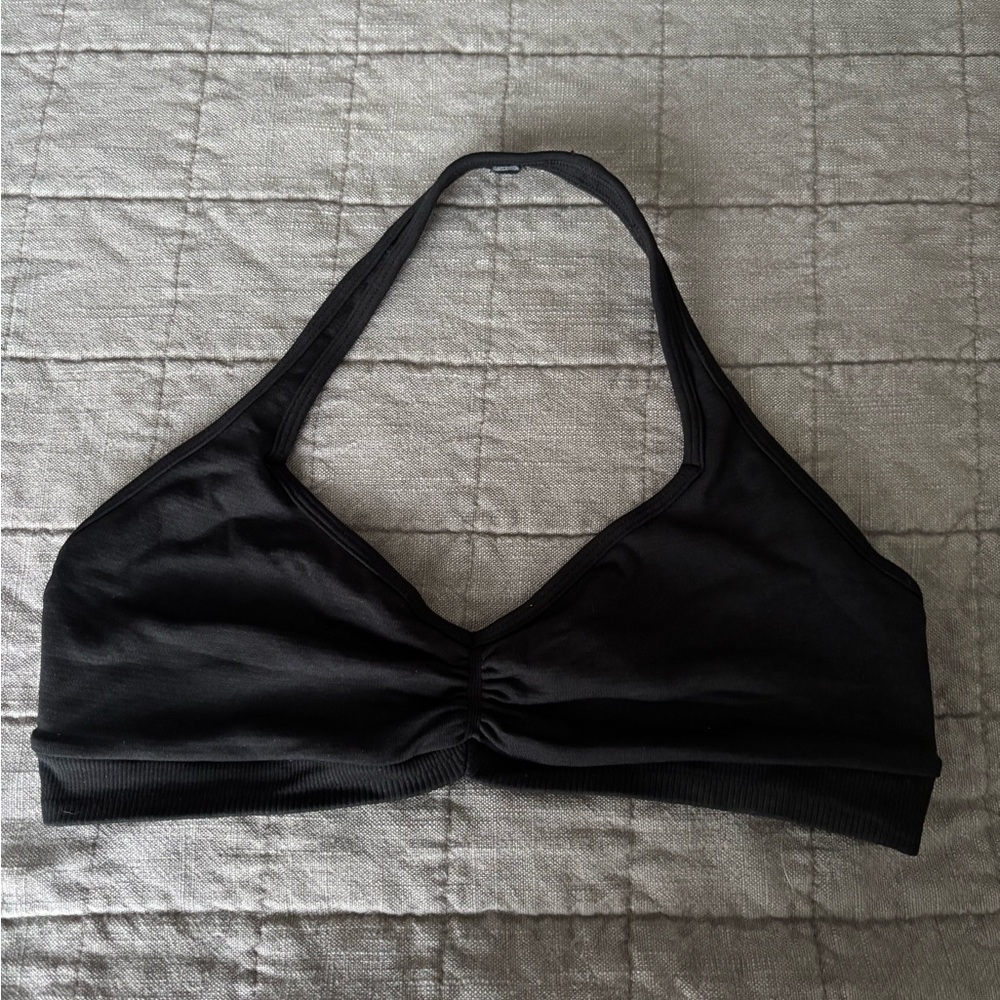 BuffBunny Black Halter Bralette
